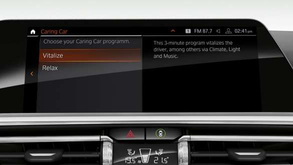 BMW Intelligent Personal Assistant. BMW Série 8 Coupé, Control Display avec BMW Intelligent Personal Assistant.