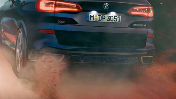 BMW X5 M50d avec BMW xDrive G05 BMW X5 M50d avec BMW xDrive G05 2018 SUV, vue arrière