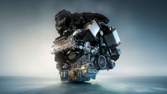 Moteur essence 8 cylindres M TwinPower Turbo à hautes performances de la BMW X5 M Competition F95 Moteur essence 8 cylindres M TwinPower Turbo à hautes performances de la BMW X5 M Competition F95 2020 SUV