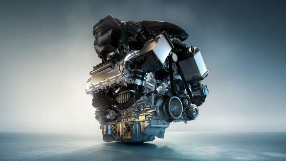 Moteur essence 8 cylindres M TwinPower Turbo à hautes performances de la BMW X6 M Competition F96 Moteur essence 8 cylindres M TwinPower Turbo à hautes performances de la BMW X6 M Competition F96 2020 SUV