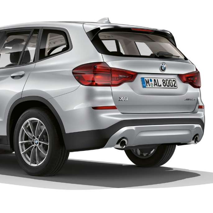 BMW X3, Modèle de base, vue de trois quarts de la poupe BMW X3, Modèle de base, vue de trois quarts de la poupe