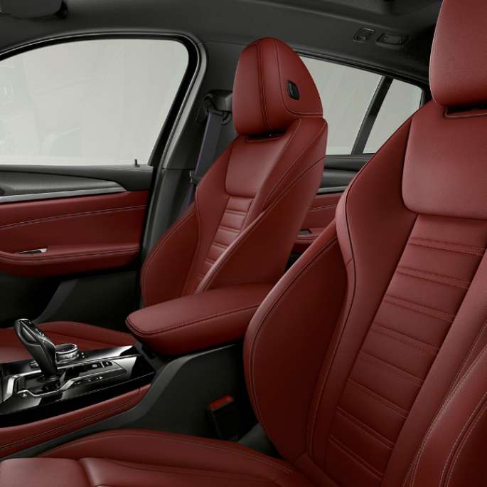 Garnissages de la BMW X4 Modèle M Sport X Garnissages de la BMW X4 xDrive30i Modèle M Sport XG02 2018 habitacle