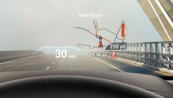 BMW Head-Up Display BMW X4 BMW Head-Up Display BMW X4 G02 2018 pare-brise