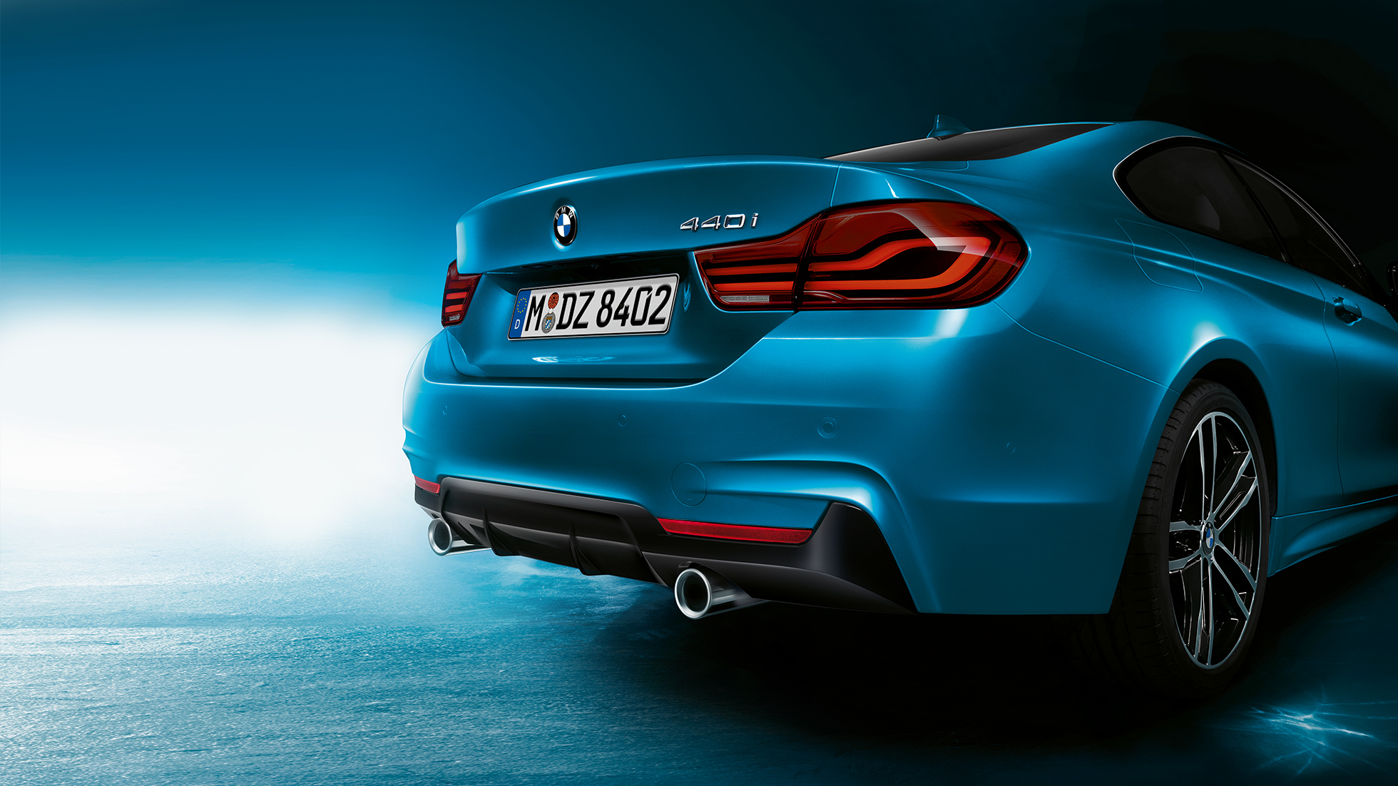 BMW Série 4 Coupé, insigne du modèle à l’arrière BMW Série 4 Coupé, insigne du modèle à l’arrière