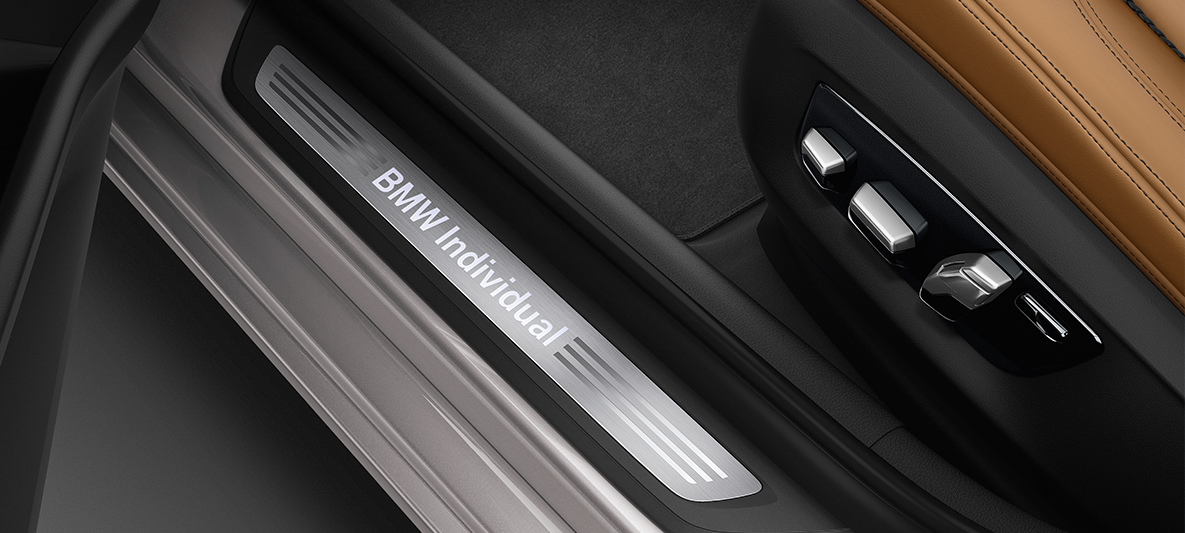 BMW Individual seuils de portes BMW Série 5 Berline BMW Individual BMW Série 5 Berline G30 Rhodonitsilber metallic Seuils de portes