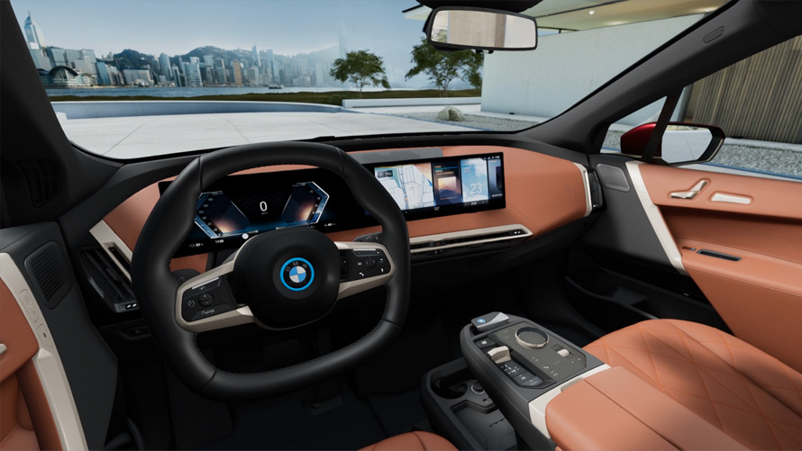 BMW iX i20 SUV électrique intérieur BMW iX i20 2021 SUV électrique intérieur