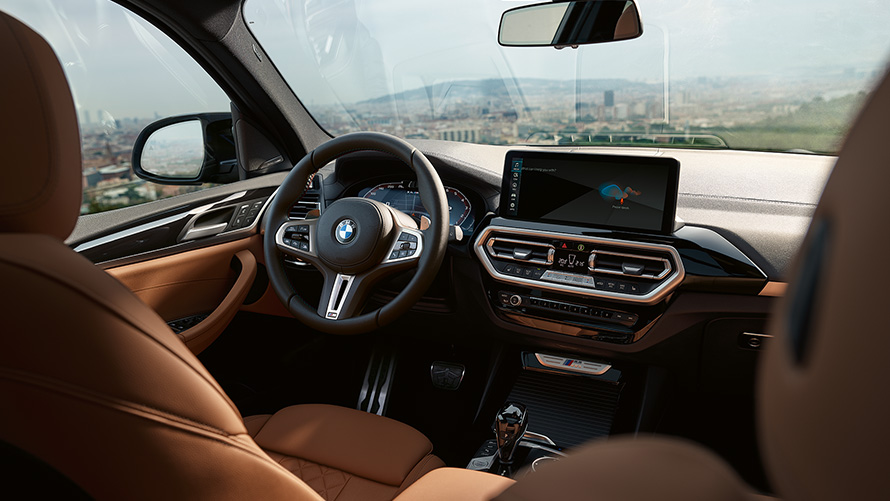BMW X3 M40i G01 LCI restylage 2021 poste de conduite