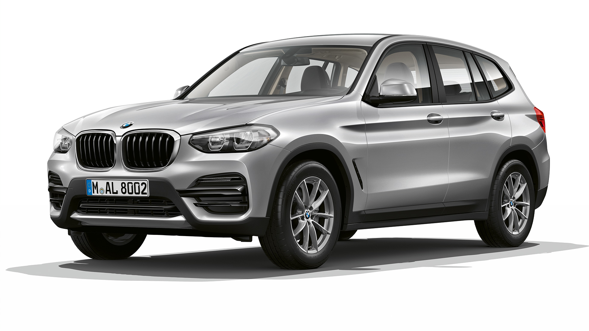 BMW X3, Modèle de base, vue de trois quarts face BMW X3, Modèle de base, vue de trois quarts face