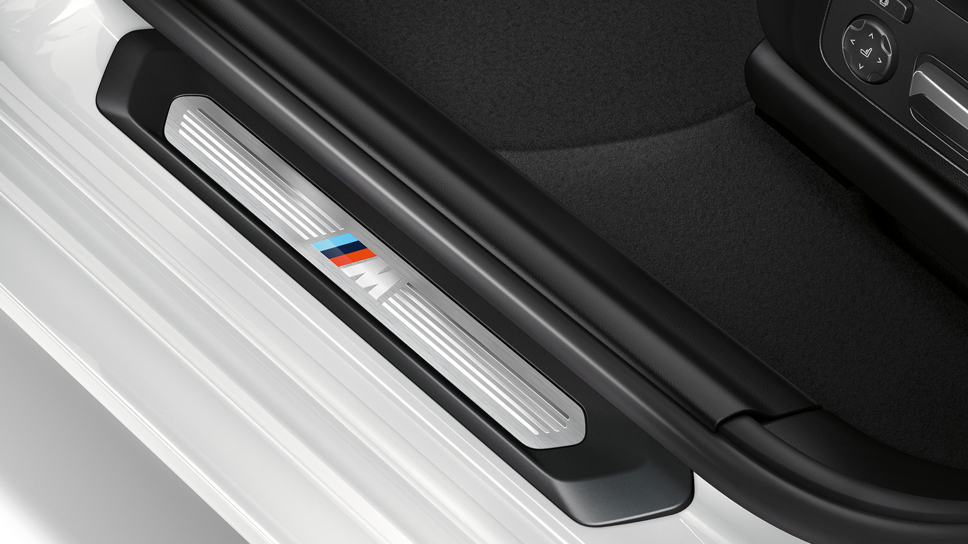 BMW X3 M40i, Modèle M Sport, seuils de porte BMW X3 M40i, Modèle M Sport, seuils de porte