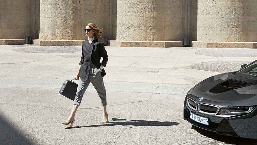 Sac en cuir BMW i. Sac en cuir BMW i.