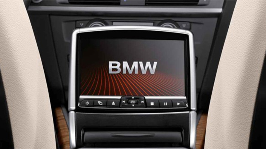 BMW DVD system in rear BMW DVD system in rear
